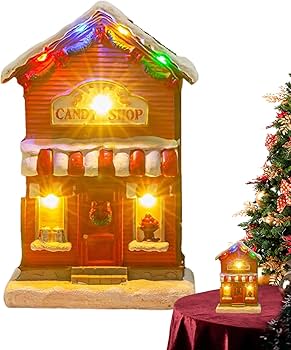 Amazon.co.jp: ライトアップクリスマスビレッジ |レジンホリデー